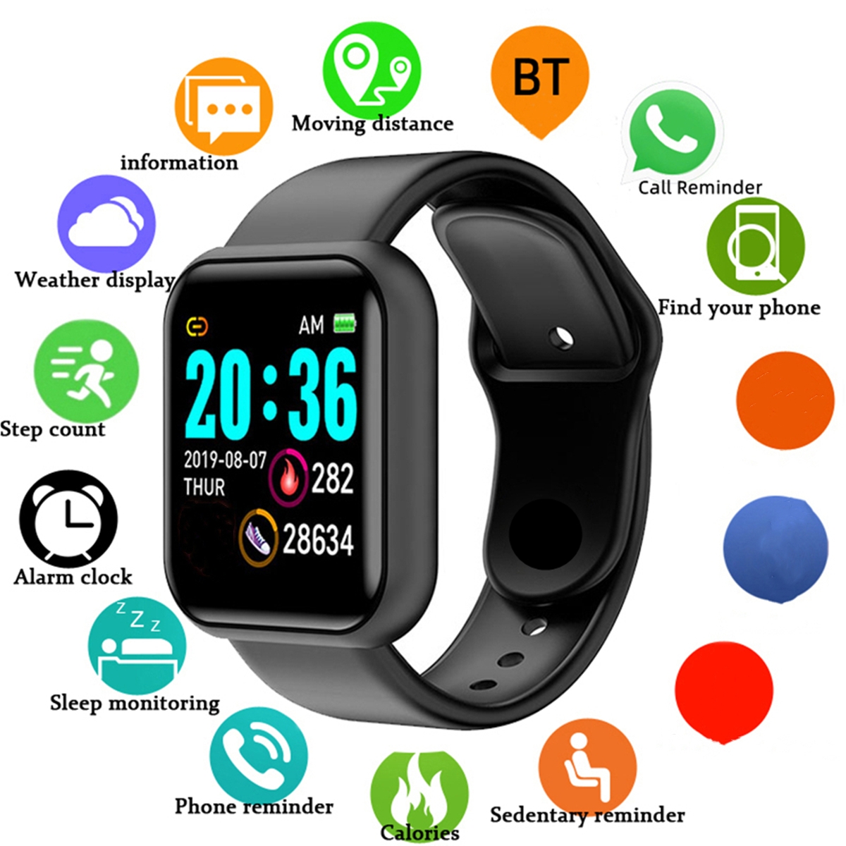 Smartwatch Watches For Girls - Orologi intelligenti da uomo Schermo a