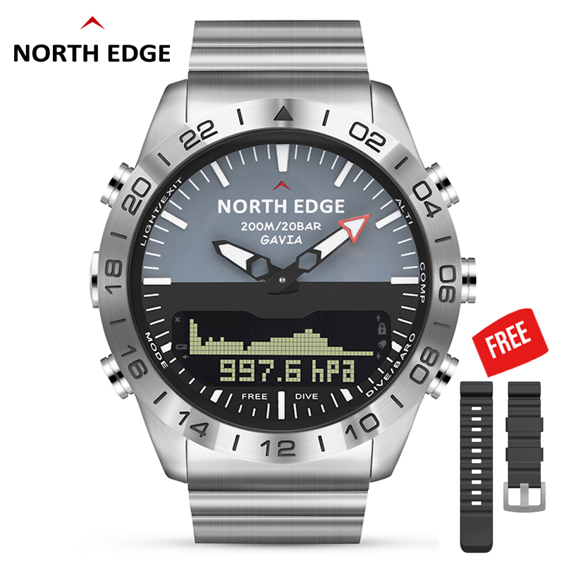 Altimeter Compass Watch - Orologio sportivo da uomo Dive Sports