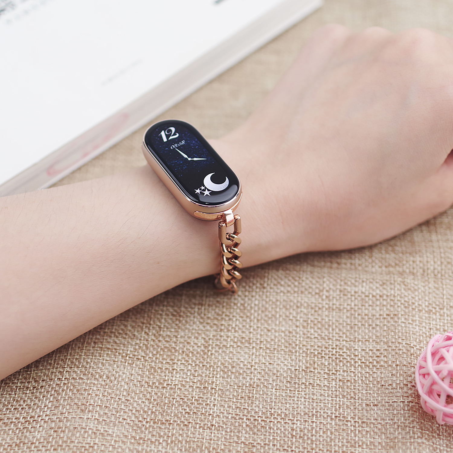Watches Ladies Smartwatch - Cinturino a catena per Mi Band