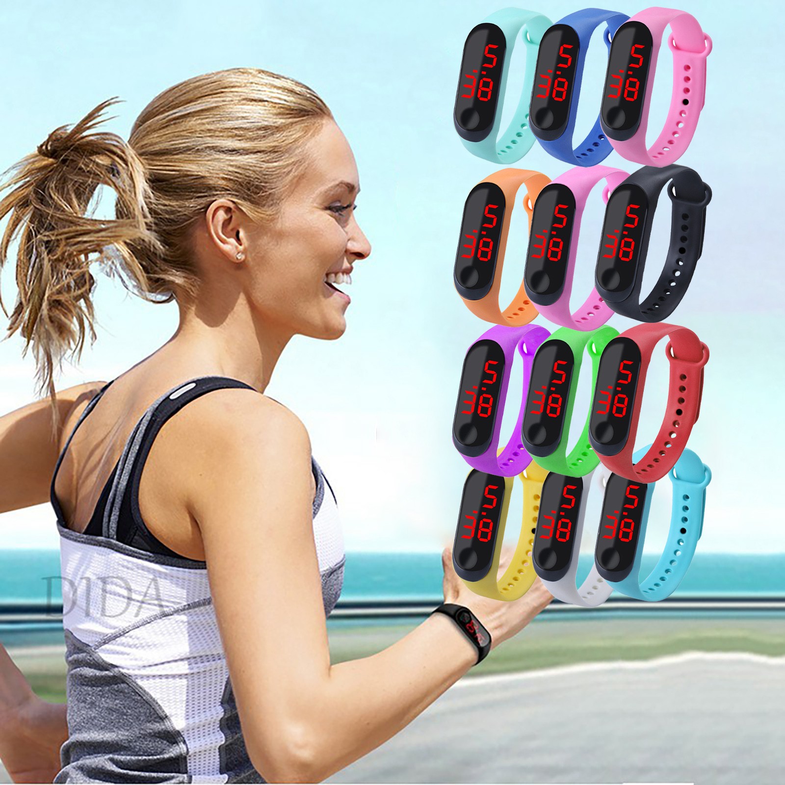 Smartwatch Watches For Kids - Orologio sportivo da esterno con cinturino
