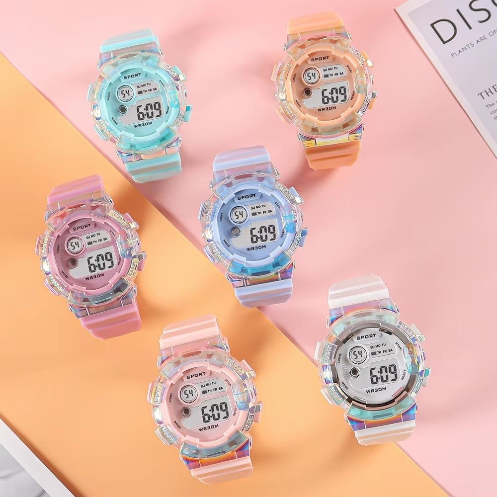 Smartwatch Digital Watches For Kid Girl - Orologi sportivi impermeabili per bambini, con