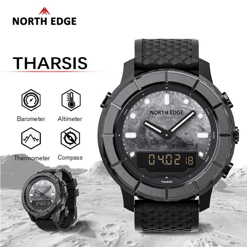 Altimeter Compass Watch - NORTH EDGE THARSIS Orologio digitale da