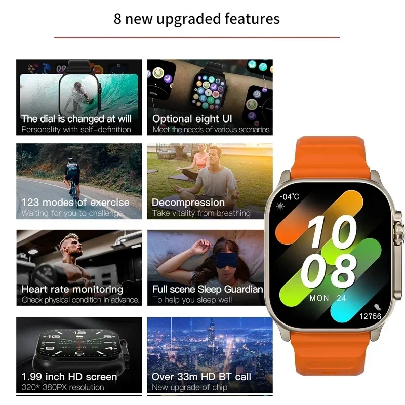 Nuovo Smartwatch T10 Ultra 49m - Smartwatch Watches Price recensione e prezzo
