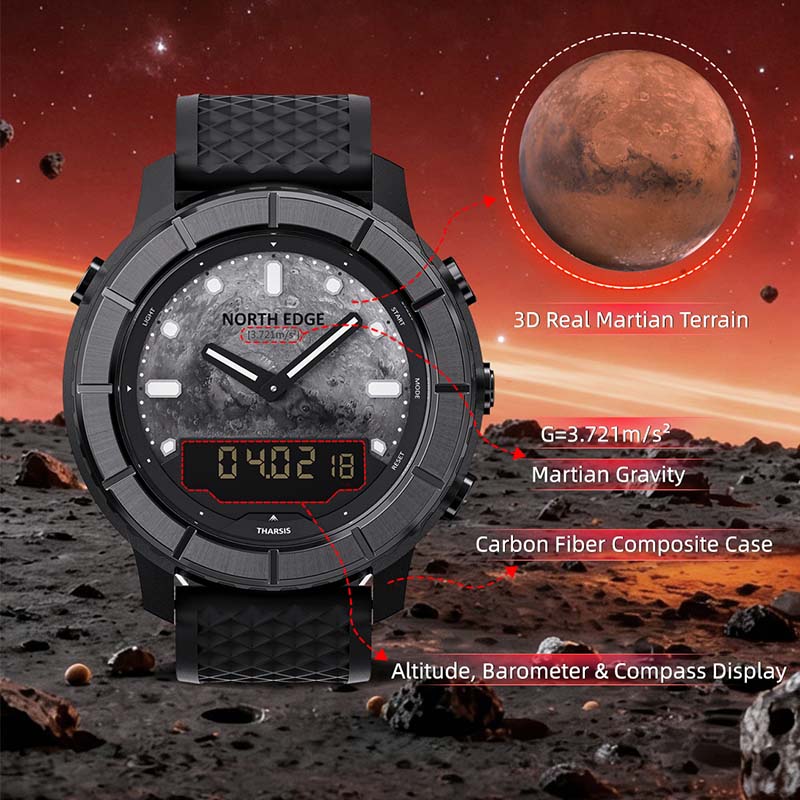 Orologio sportivo da uomo Nort - Altimeter Compass Watch recensione e prezzo