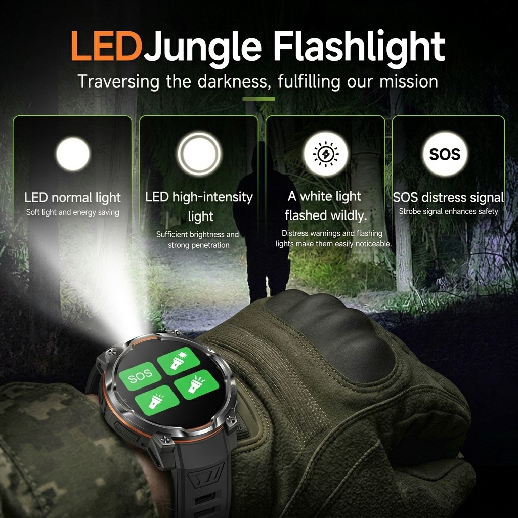 2026 Nuovo Smartwatch Militare - Watch Vs Smartwatch recensione e prezzo
