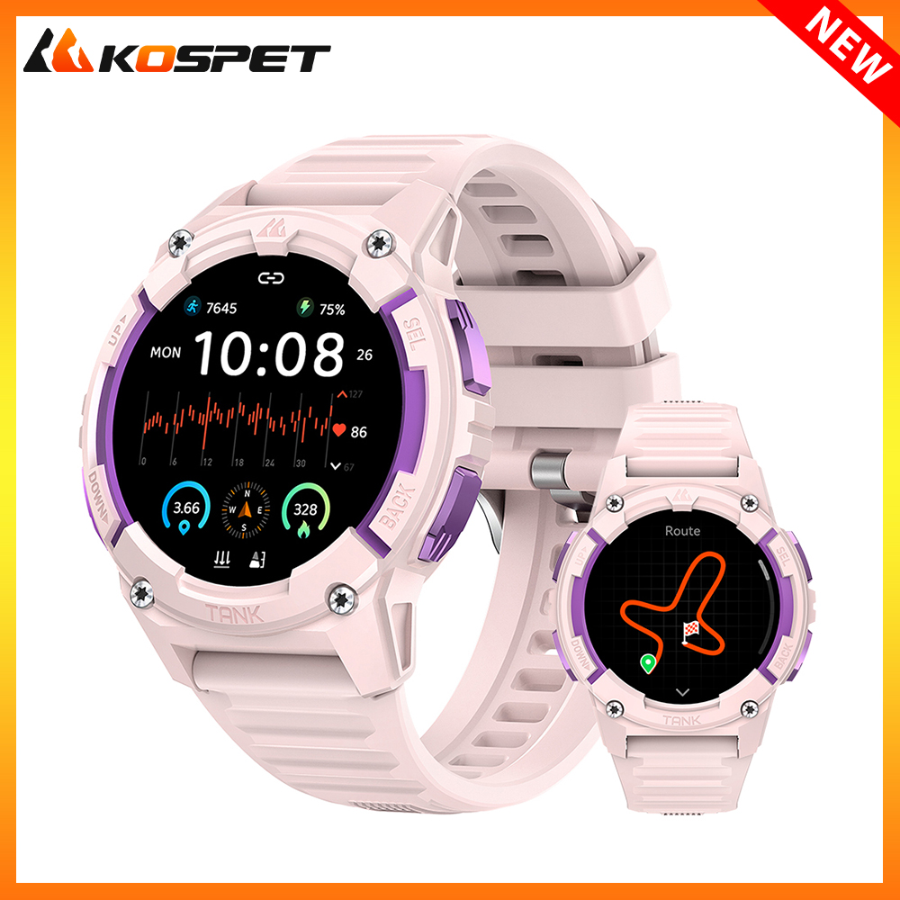 KOSPET TANK S2 GPS Orologi int - Altimeter Compass Watch recensione e prezzo