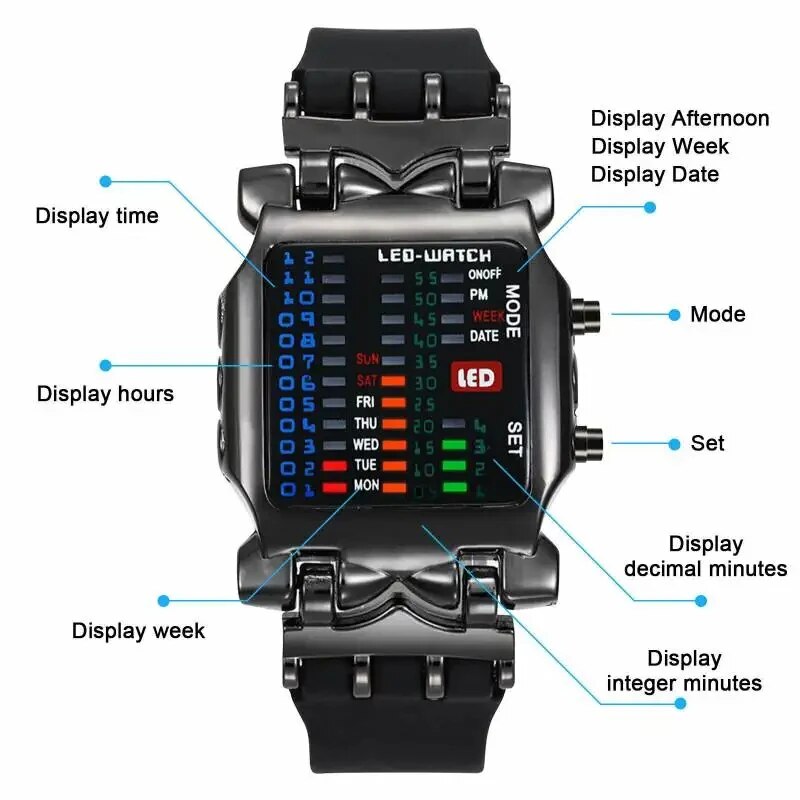 Orologio a LED binario Orologi - Timex Watches Smartwatch recensione e prezzo