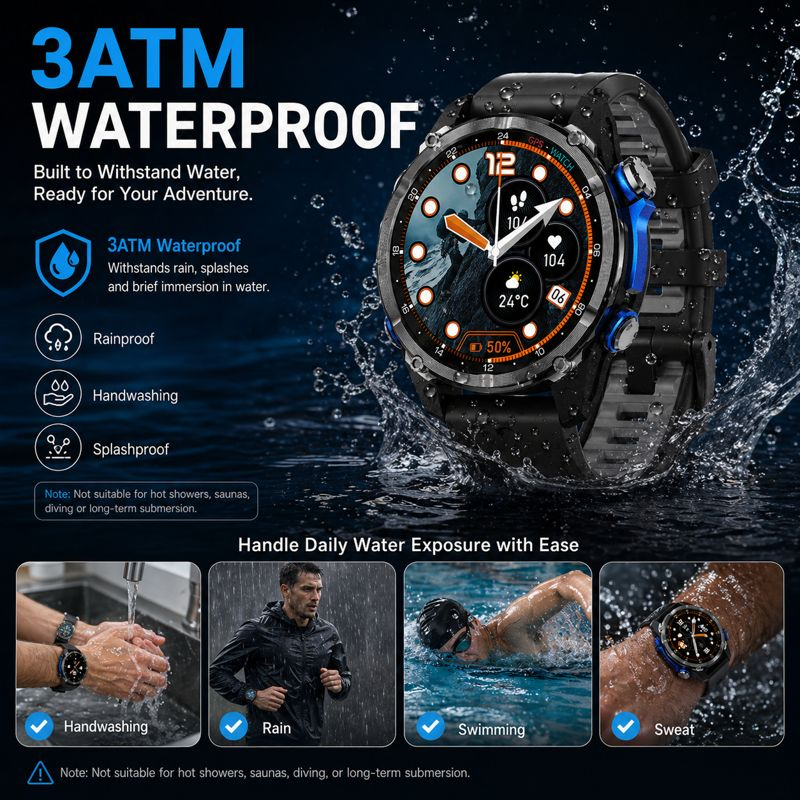 Smartwatch HD350 Pro di Grado  - Altimeter Compass Watch recensione e prezzo
