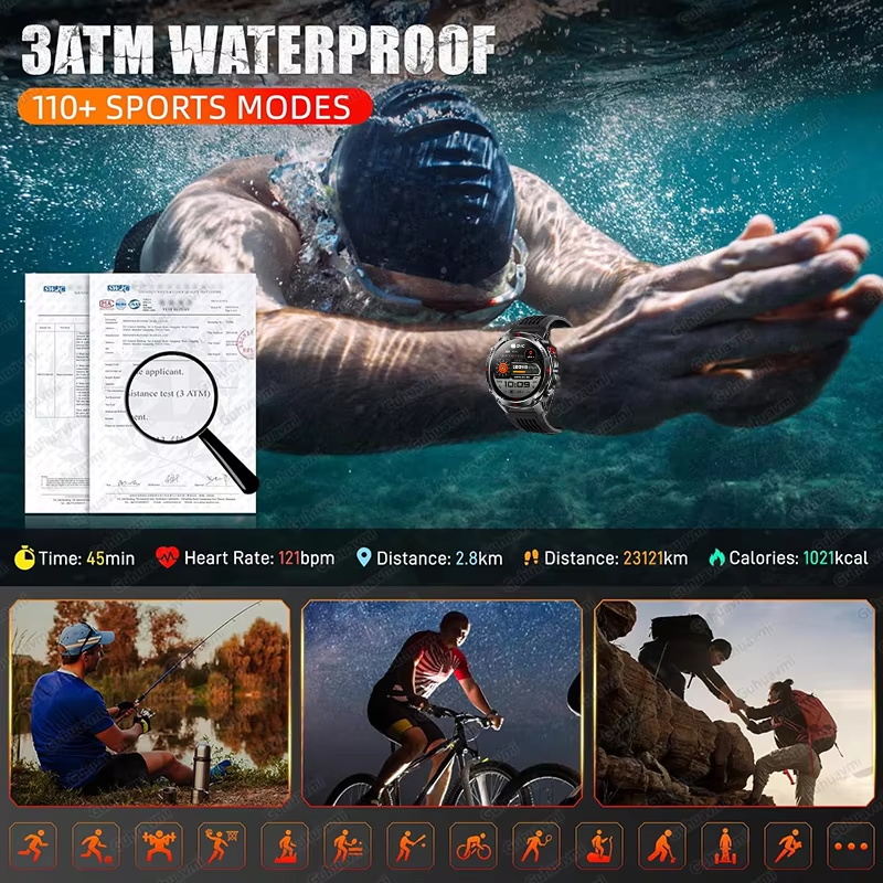 Smartwatch Militare GPS 540mAh - Altimeter Compass Watch recensione e prezzo